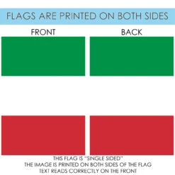 Green And Red Italy Outdoor House Flag 40" X 28" 8 Green And Red Italy Outdoor House Flag 40" X 28" -PatioVibe Shop dtol 1010642 4 33117.1683356192