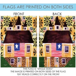 Blue And Red Americana Home Outdoor House Flag 40" X 28" 8 Blue And Red Americana Home Outdoor House Flag 40" X 28" -PatioVibe Shop dtol 1010780 4 13112.1683805508