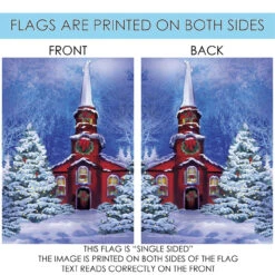 White And Red Serene Sanctuary Outdoor House Flag 40" X 28" 8 White And Red Serene Sanctuary Outdoor House Flag 40" X 28" -PatioVibe Shop dtol 1010836 4 49530.1683848518