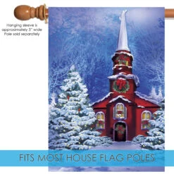 White And Red Serene Sanctuary Outdoor House Flag 40" X 28" 9 White And Red Serene Sanctuary Outdoor House Flag 40" X 28" -PatioVibe Shop dtol 1010836 5 19629.1683848519