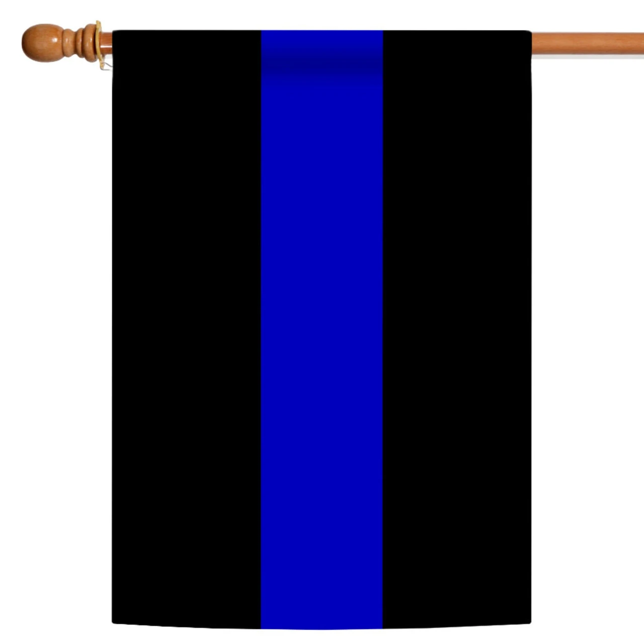 Black And Blue Thin Line Outdoor House Flag 40" X 28" 1 Black And Blue Thin Line Outdoor House Flag 40" X 28"