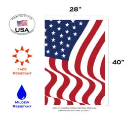 Red And Blue Salute With Pride Outdoor House Flag 40" X 28" 7 Red And Blue Salute With Pride Outdoor House Flag 40" X 28" -PatioVibe Shop dtol 1010925 3 05087.1683964449