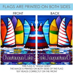 Blue And Yellow Skipper's Traffic Chautauqua Lake Board Outdoor House Flag 40" X 28" 8 Blue And Yellow Skipper's Traffic Chautauqua Lake Board Outdoor House Flag 40" X 28" -PatioVibe Shop dtol 1010952 4 07859.1683920959