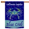 Chesapeake "Blue Crab" Outdoor House Flag 40" X 28"