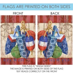 Red Rustic Floats And Wheel Key West Outdoor House Flag 40" X 28" 8 Red Rustic Floats And Wheel Key West Outdoor House Flag 40" X 28" -PatioVibe Shop dtol 1012049 4 90091.1684240122