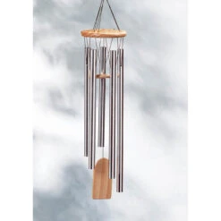 24" Brown And Silver Resonant Outdoor Wind Chimes 5 24" Brown And Silver Resonant Outdoor Wind Chimes -PatioVibe Shop dznt 4505922v 3 99980.1667570152