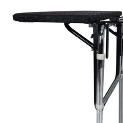 24" Jet Black Foldable Wicker Outdoor Furniture Patio Side Table 3 24" Jet Black Foldable Wicker Outdoor Furniture Patio Side Table -PatioVibe Shop i2uffryd1bhxvk17xi7o0uww1pfolzfb 46383.1667680957