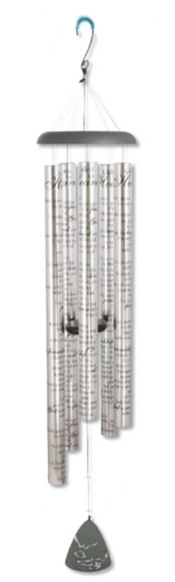 55” Clear Sonnet Sounds “Called To Heaven” Inspirational Outdoor Patio Garden Wind Chimes