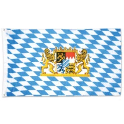 Club Pack Of 12 White And Light Blue Bavarian Flag Party Decors 5'