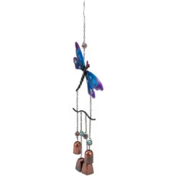 24" Purple And Bronze Dragonfly Outdoor Garden Windchime -PatioVibe Shop northlight dw91889 3 85685.1667533734