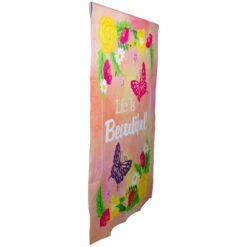 Life Is Beautiful Pink Floral Outdoor House Flag 28" X 40" 7 Life Is Beautiful Pink Floral Outdoor House Flag 28" X 40" -PatioVibe Shop northlight fg29896 1 09710.1682372530