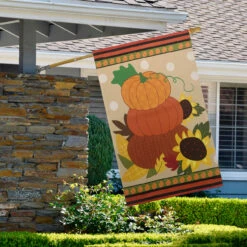 Pumpkins And Sunflowers Autumn Harvest House Flag 28" X 40" 5 Pumpkins And Sunflowers Autumn Harvest House Flag 28" X 40" -PatioVibe Shop northlight fg91385 fg91404 large 3 48408.1682371951