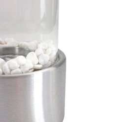 10.5" Bio Ethanol Round Portable Tabletop Fireplace With Silver Base 10 10.5" Bio Ethanol Round Portable Tabletop Fireplace With Silver Base -PatioVibe Shop northlight if91991 2 84905.1667606670