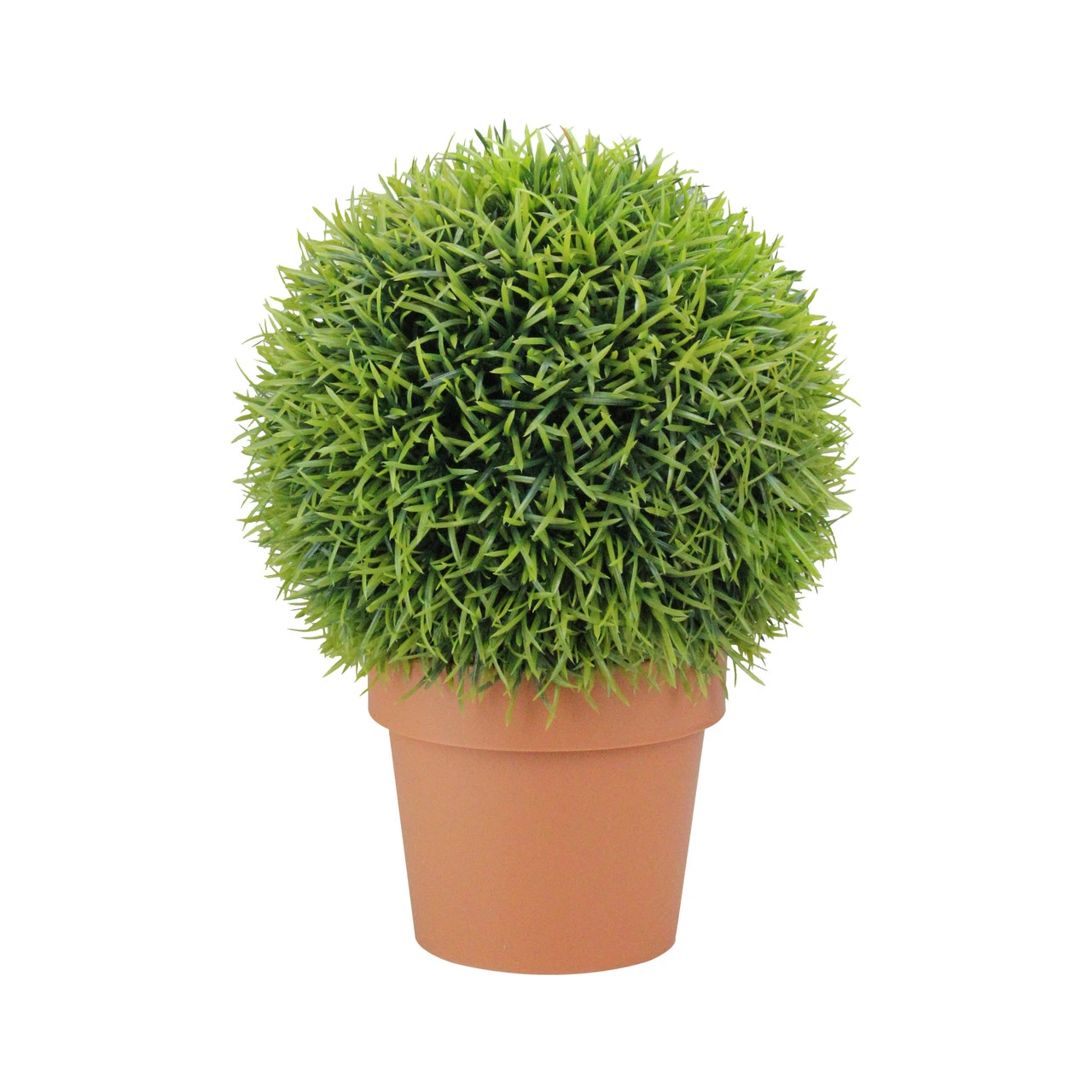18" Potted Two-Tone Artificial Pine Ball Topiary Plant 1 18" Potted Two-Tone Artificial Pine Ball Topiary Plant