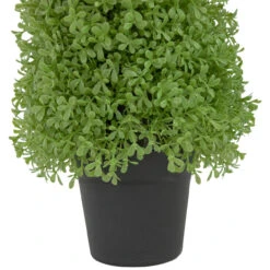 15" Artificial Boxwood Cone Topiary Tree With Round Pot, Unlit 9 15" Artificial Boxwood Cone Topiary Tree With Round Pot, Unlit -PatioVibe Shop northlight sm93649 2 53259.1667531132