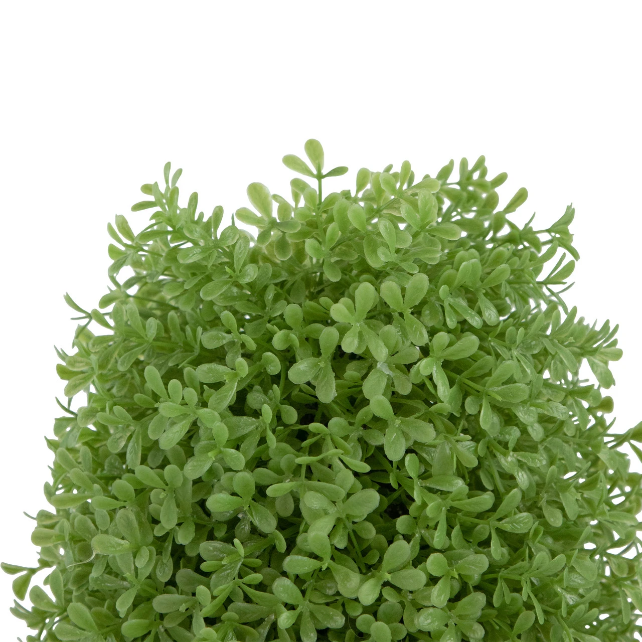 15" Artificial Boxwood Cone Topiary Tree With Round Pot, Unlit 3 15" Artificial Boxwood Cone Topiary Tree With Round Pot, Unlit - Image 3