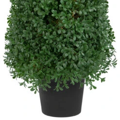 18" Pre-Lit Artificial Boxwood Cone Topiary Tree With Round Pot, Clear Lights 9 18" Pre-Lit Artificial Boxwood Cone Topiary Tree With Round Pot, Clear Lights -PatioVibe Shop northlight sm93651 2 20509.1667531134