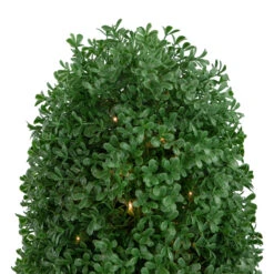18" Pre-Lit Artificial Boxwood Cone Topiary Tree With Round Pot, Clear Lights 7 18" Pre-Lit Artificial Boxwood Cone Topiary Tree With Round Pot, Clear Lights -PatioVibe Shop northlight sm93651 3 64624.1667531133