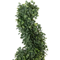 3' Artificial Two-Tone Boxwood Spiral Topiary Tree With Round Pot, Unlit -PatioVibe Shop northlight sm93672 2 03488.1667531087