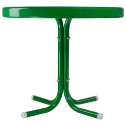 22" Outdoor Retro Round Tulip Metal Side Table, Green 6 22" Outdoor Retro Round Tulip Metal Side Table, Green -PatioVibe Shop northlight wb29815 1 27705.1686760252