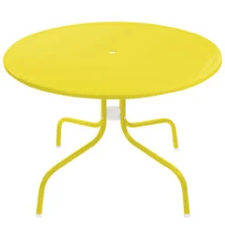 39.25-Inch Outdoor Retro Metal Tulip Dining Table, Yellow -PatioVibe Shop northlight wb29820 1updated 87294.1667533880