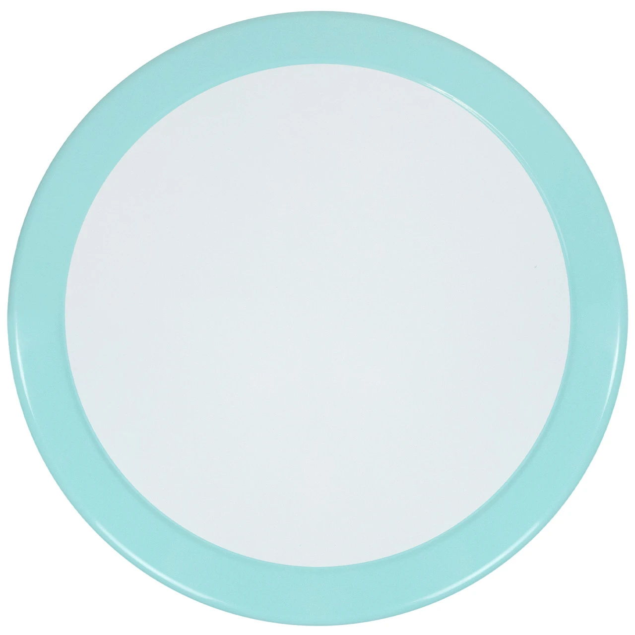 22" Outdoor Retro Tulip Side Table, Blue And White 3 22" Outdoor Retro Tulip Side Table, Blue And White - Image 3