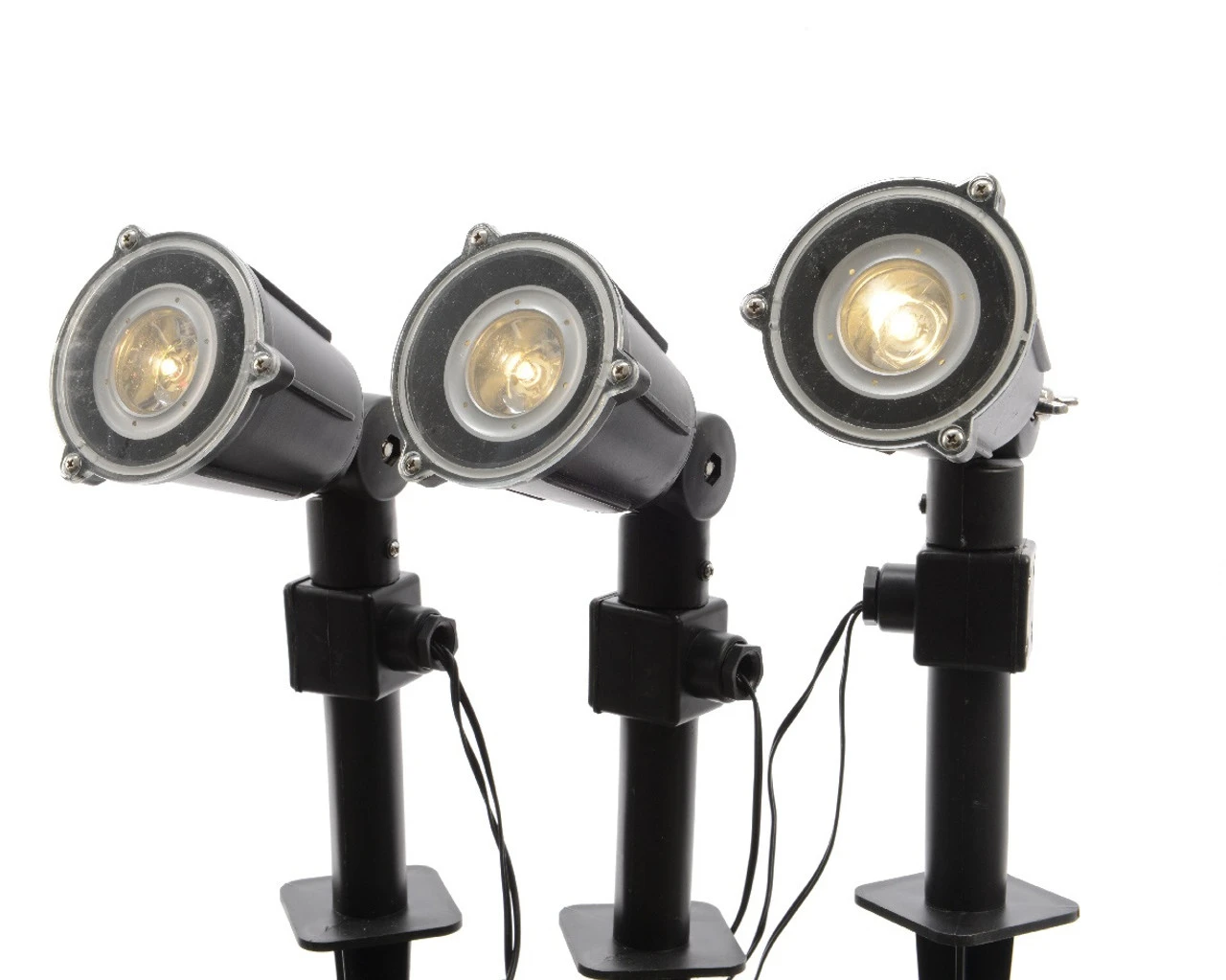 Set Of 3 Eco-Friendly Warm White LED Garden Spotlights 3 Set Of 3 Eco-Friendly Warm White LED Garden Spotlights - Image 3