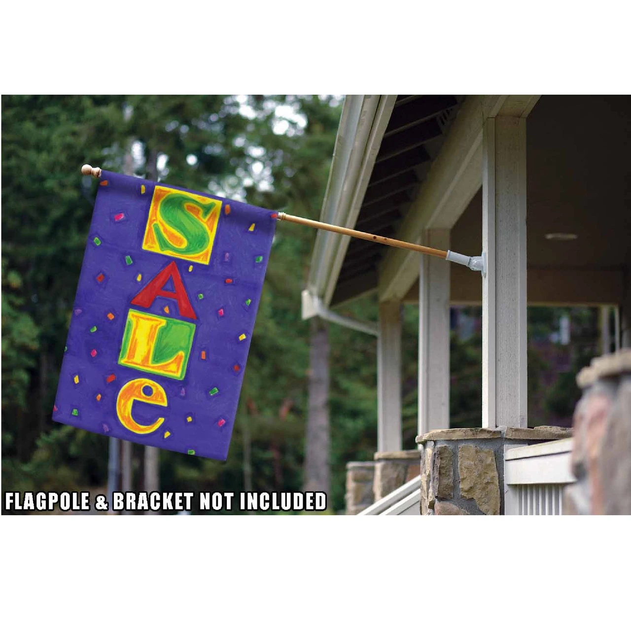 'Sale' Outdoor House Flag 40" X 28" 2 'Sale' Outdoor House Flag 40" X 28" - Image 2