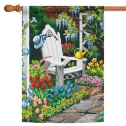Gardener's Heaven Outdoor House Flag 40" X 28"
