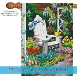 Gardener's Heaven Outdoor House Flag 40" X 28" 9 Gardener's Heaven Outdoor House Flag 40" X 28" -PatioVibe Shop zzz30.5 16582.1682374155