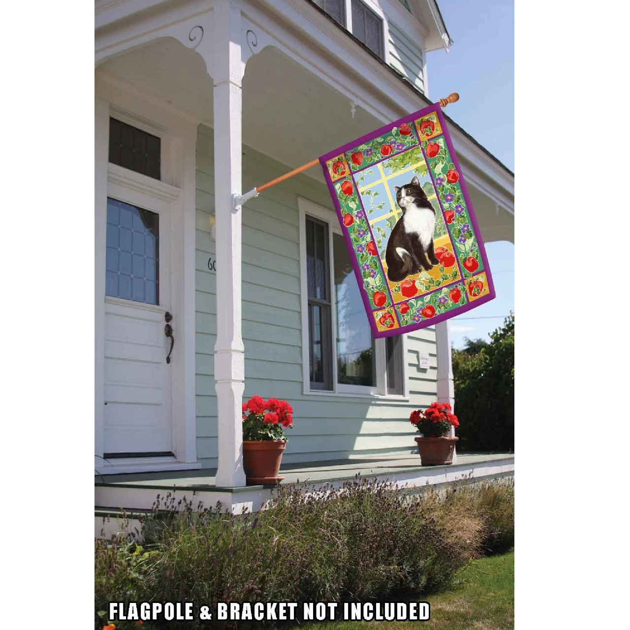 Kitchen Kitty Outdoor House Flag 40" X 28" 2 Kitchen Kitty Outdoor House Flag 40" X 28" - Image 2