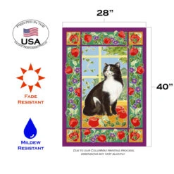 Kitchen Kitty Outdoor House Flag 40" X 28" 7 Kitchen Kitty Outdoor House Flag 40" X 28" -PatioVibe Shop zzzz28.3 79921.1682375324