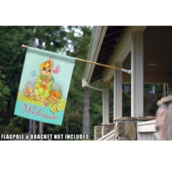 Easter Bounty 'Welcome' Outdoor House Flag 40" X 28" 6 Easter Bounty 'Welcome' Outdoor House Flag 40" X 28" -PatioVibe Shop zzzz29.2 54955.1682375321