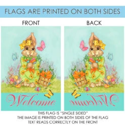 Easter Bounty 'Welcome' Outdoor House Flag 40" X 28" 8 Easter Bounty 'Welcome' Outdoor House Flag 40" X 28" -PatioVibe Shop zzzz29.4 28640.1682375321