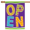 Open Outdoor House Flag 40" X 28"